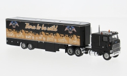 Brekina 85859-1 - H0 - Ford CLT 9000 Renntransport-Sattelzug Born to be wild
